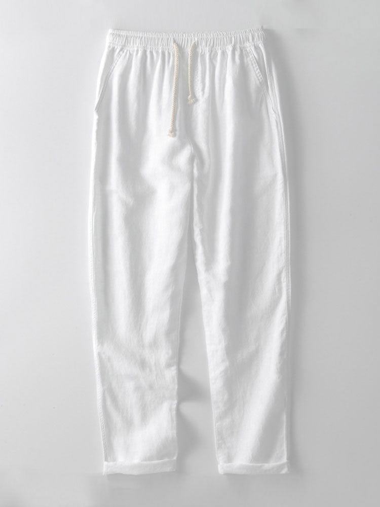 Varenna Striped Linen-Blend Summer Set