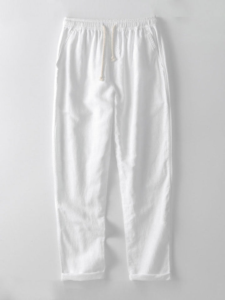 Varenna Striped Linen-Blend Summer Set