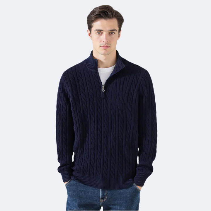 Aosta | Knit Half-Zip Sweater