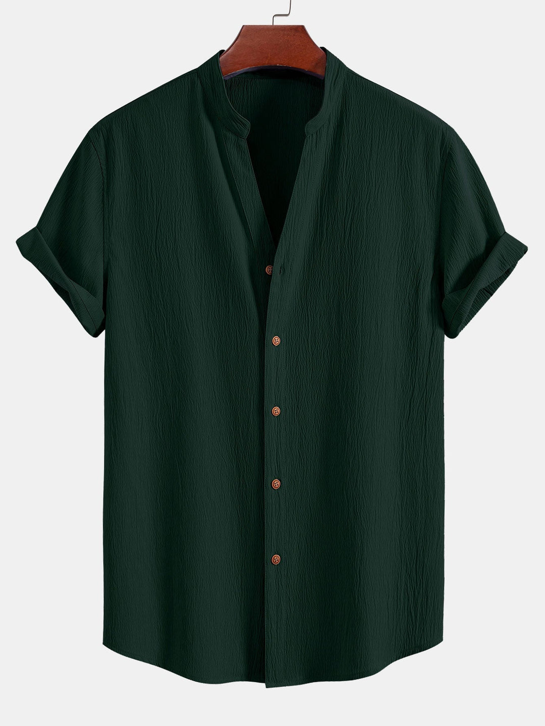 Sorrento Textured Cotton Button-Up Shirt
