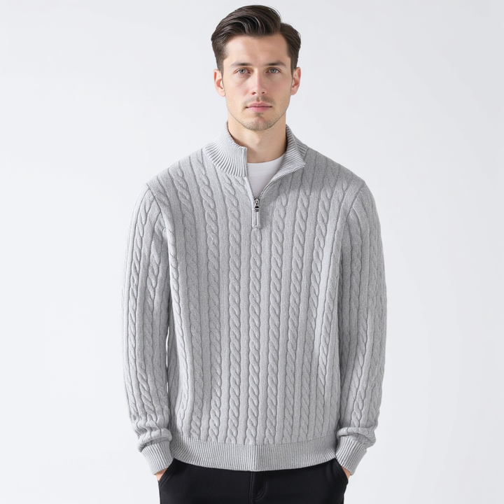 Aosta | Knit Half-Zip Sweater