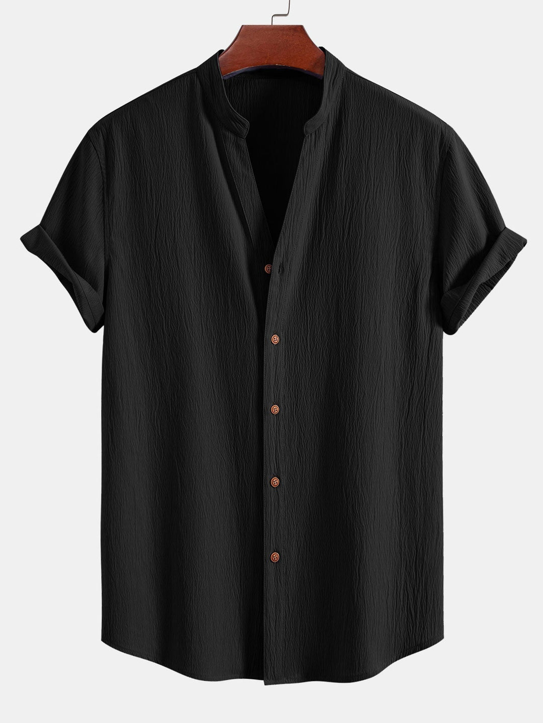 Sorrento Textured Cotton Button-Up Shirt