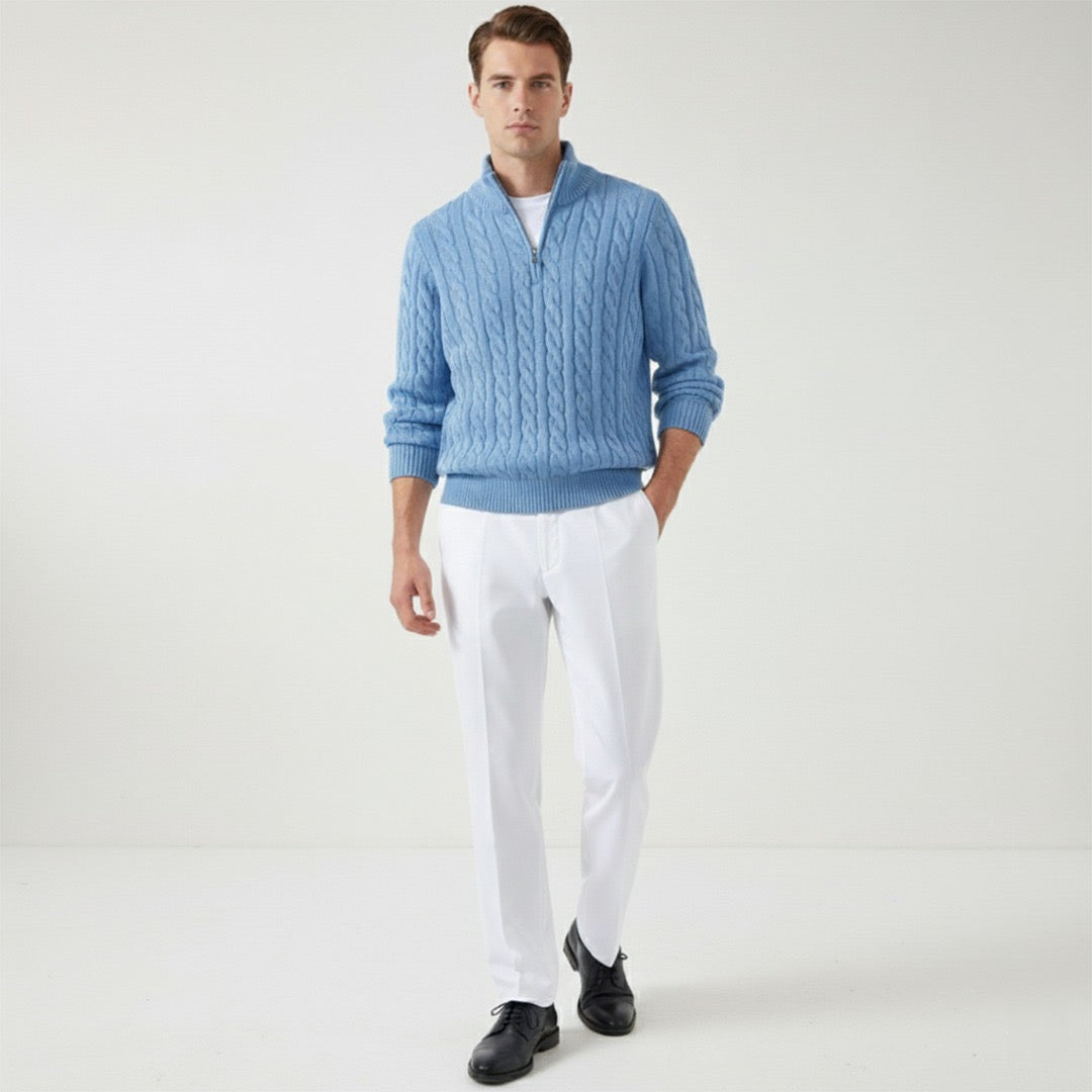Garda Cable Knit Sweater Trouser Set