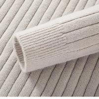 Meribel Ribbed High Neck Half-Zip Sweater