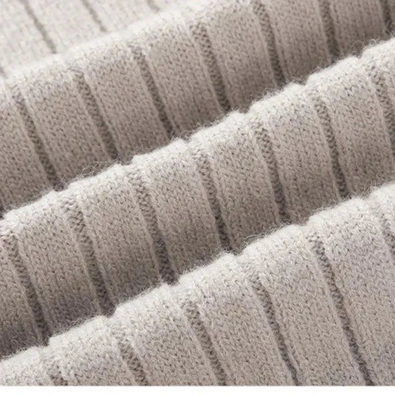 Meribel Ribbed High Neck Half-Zip Sweater